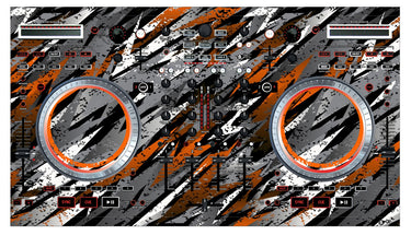 Numark NS 6 Skin Sparkasm Orange